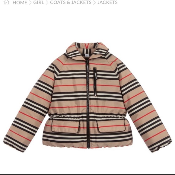 Authentic Burberry girls coat